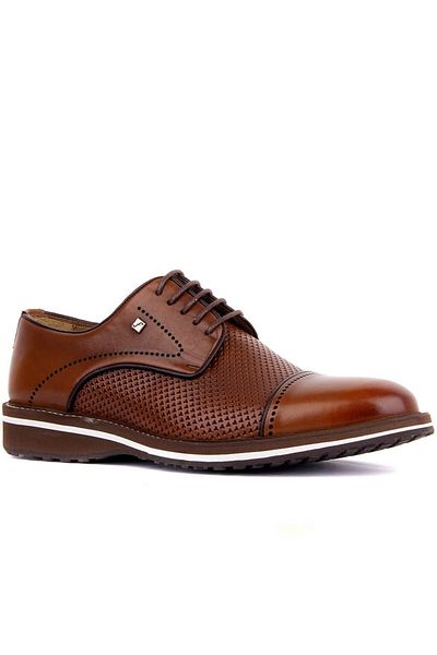 Fosco Lace-up Tan Leather Eva Men's Casual Shoes 9040 45 42