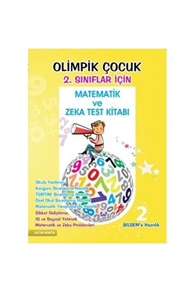 altın nokta 2. Sınıf Olimpik Çocuk Bilsem Kanguru Olimpiyat Zeka Kitabı