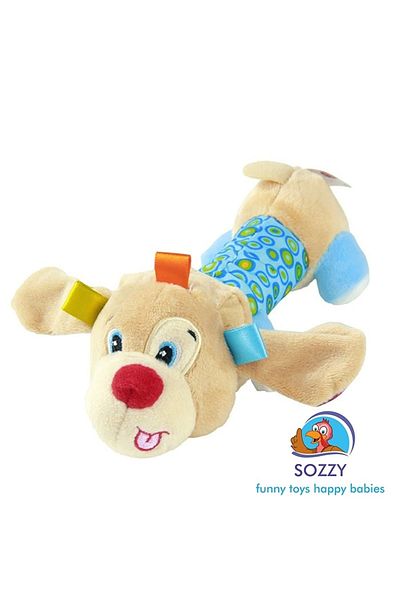 Toys Sozzy Rattle Mirrored Dog Szy203 - Blue