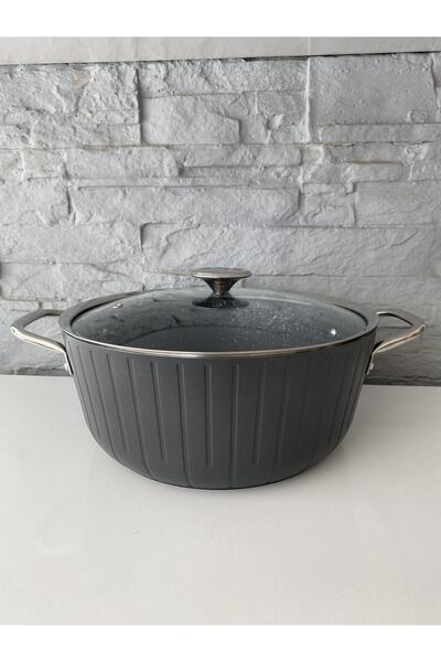 En Ucuz Mağaza Derin Granit Tencere Metal Sap 28x12 Cm 6.2 Lt