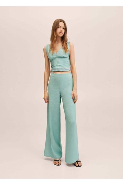 Mango Teen Green Pants for Kids