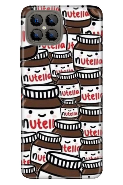 omix X600 Case Silicone Tioserisi Patterned Illustrated - Love Nutella