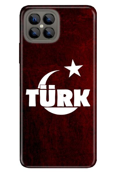 omix X600 Kılıf Silikon Tioserisi Desenli Resimli - Tc Türk