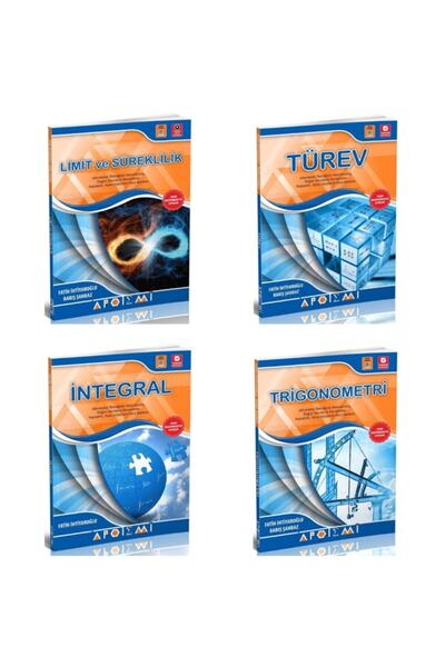 Apotemi Yayınları Limit-türev-integral-trigonometri 4'lü Efsane Set