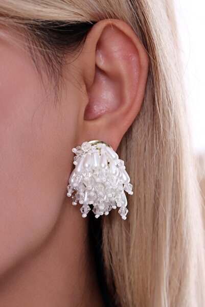 Bhs life 925 Ayar Gümüş Püskül Küpe