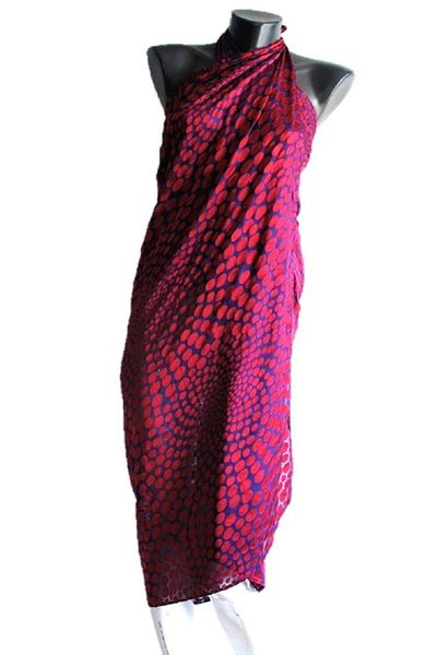 chacklin Chiffon Pareo/sarong/ Shawl/ (Thick Does Not Show) First And Last Summer Series Fan (120x150 Cm)