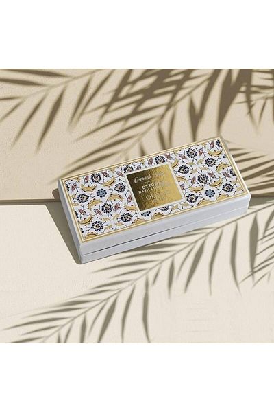 Olivos Ottoman Series Pattern 1 Olive Oil Soap + Granular Soap 250 Gr + 100 Gr