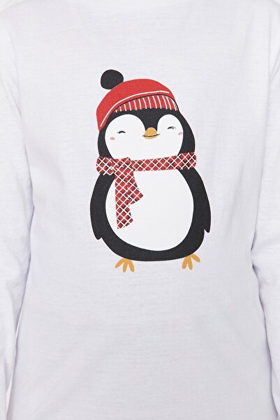 TRENDYOLKIDS Vícebarevný dívčí pletený pyžamový set