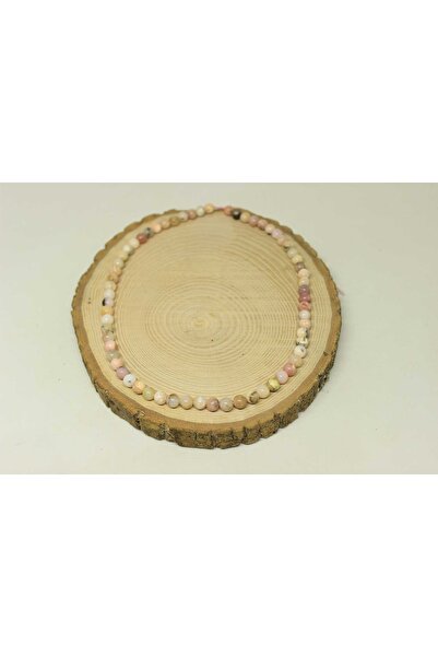 Yasamtohumu Ružičasti opalni kamen, kraljevskog kvaliteta, niz od 6 mm