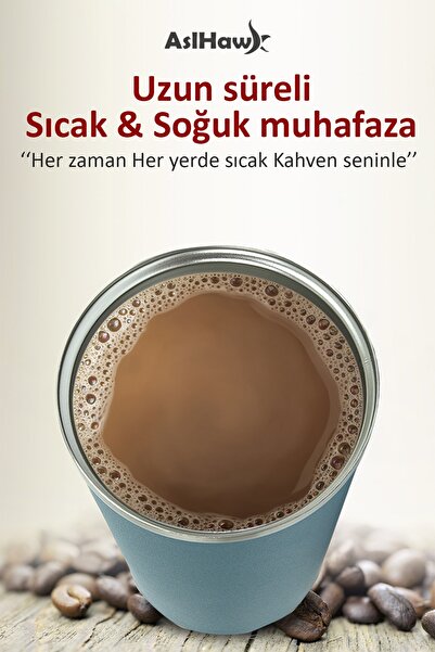 ASELESME Kişiye Özel Isimli Baskılı Termos 304 Paslanmaz Çelik 380 Ml Çift Katmanlı Termos Mug