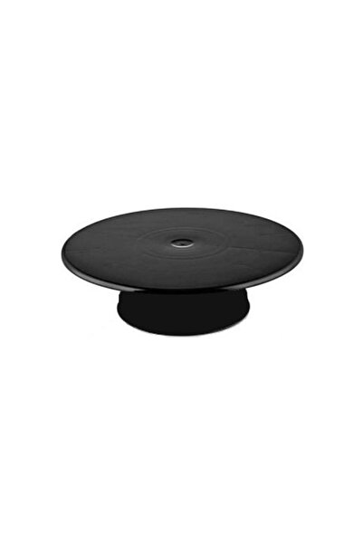 ELGALA حامل صب الكيك البلاستيكي الدوار 32 سم