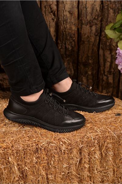 Pierre Cardin Siyah Nubuk Deri Casual Günlük Ayakkabı Sağlamlık Ve Şıklığı Bir Arada Sunan Model. Akıllı Bağcıklı