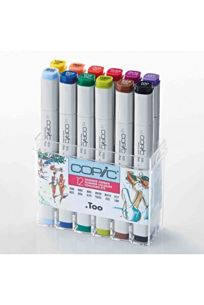 Copic Marker Pen Summer Colors Set of 12