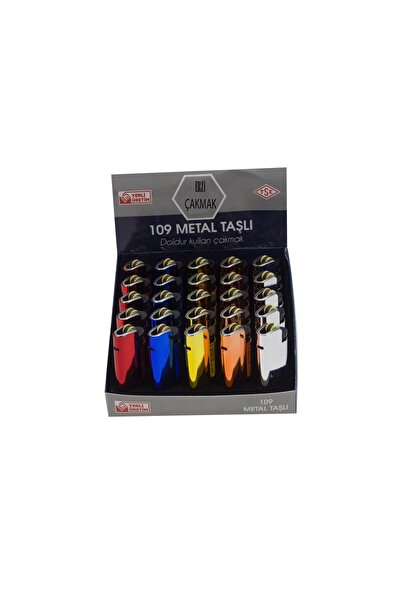 Erzi Çakmak 109 Metal Taşlı Klasik Çakmak 25'li