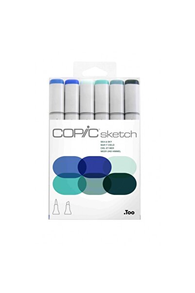 Copic Sketch Marker 6lı Set Sea & Sky