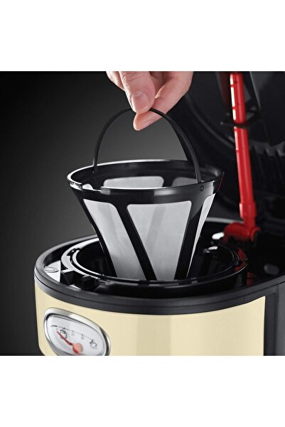 RUSSELL HOBBS 21702-56 Vintage Cream Filtre Kahve Makinesi
