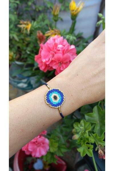 Atolye Ferda Evil Eye Themed Miyuki Bracelet