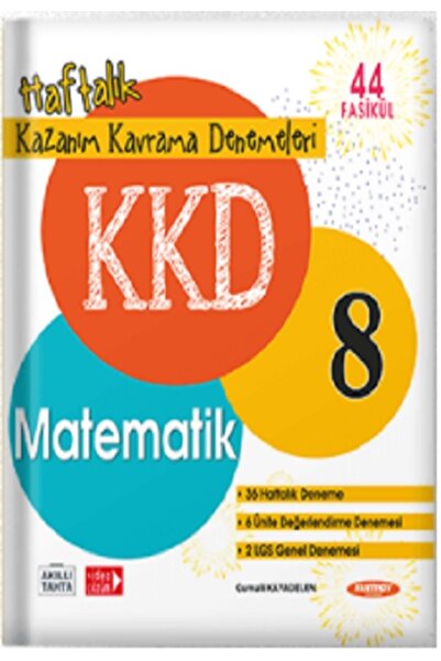 Kurmay Yayınları Kkd 8.sınıf Matematik Haftalık Kazanım Kavrama Denemeleri