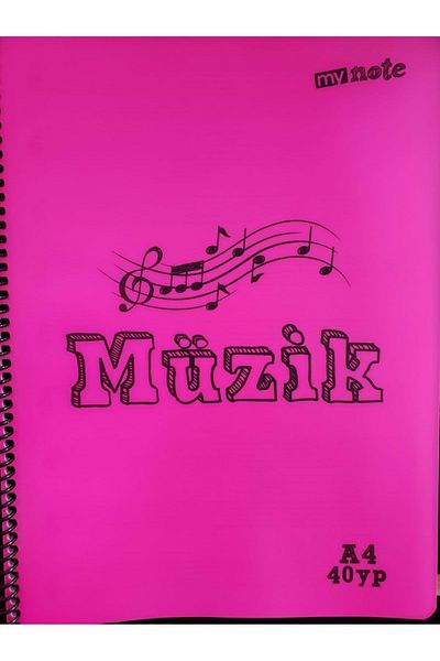 Mynote Copertă spirală Pp Solfeggio Cheie în carouri 40 de coli Defret muzical
