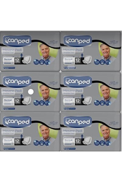 Canped Mesane Pedi Erkek 6 Paket 72 Adet
