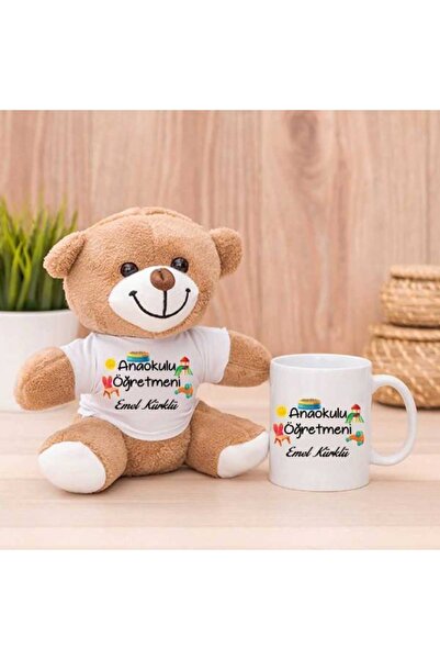 Genel Markalar Muhasebeciye Hediye Peluş Ayıcık Ve Kupa Bardak