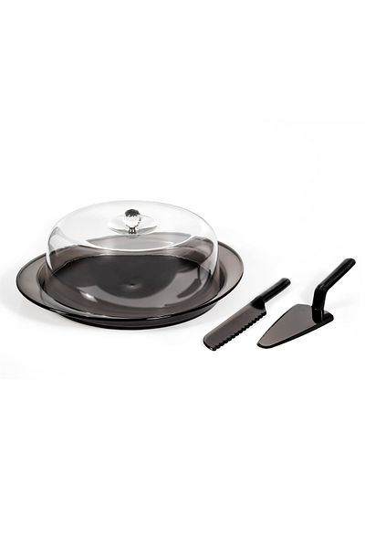 ultraform Cake Serving Set Smoked