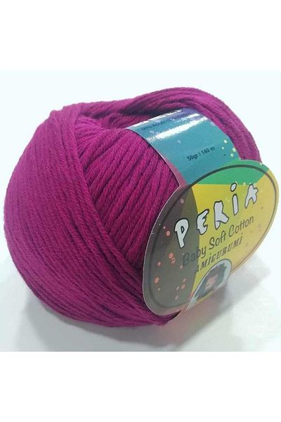 Peria Baby Soft Cotton Amigurumi No 112 Πλεκτό νήμα (δαμάσκηνο) 50 γρ.