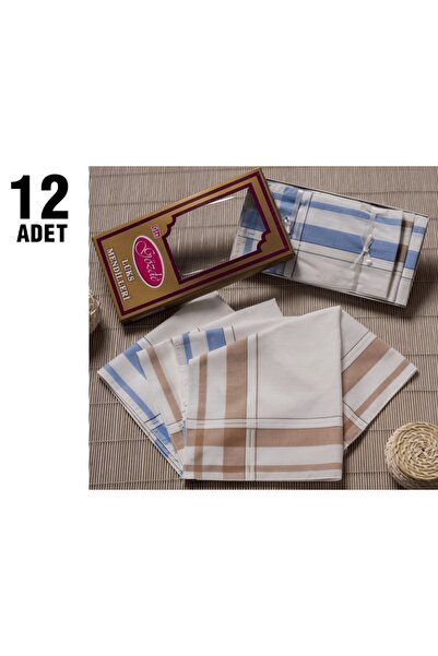 Gözde Set de 12 batiste din bumbac pentru bărbați