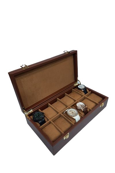 STAND MARKET Κιβώτιο ρολογιών 12 Pack Diplomat Series Tan