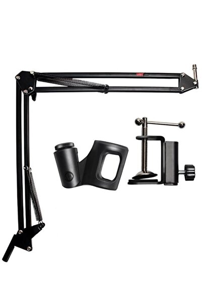 Lastvoice Profesyonel Masa Tipi Mikrofon Standı (35x35 Cm) Telefon Tutucu