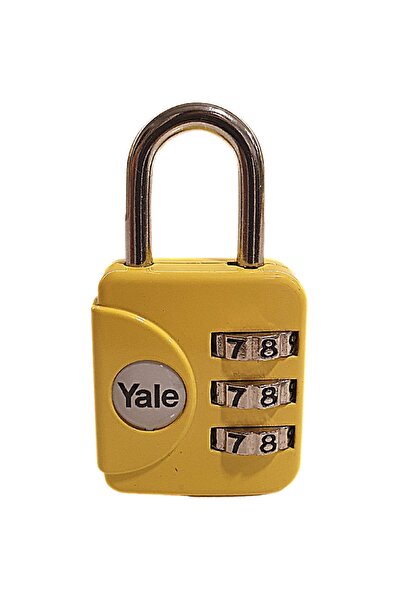 Yale kilit Yale Yp1 قفل صغير من النوع العريض - أصفر