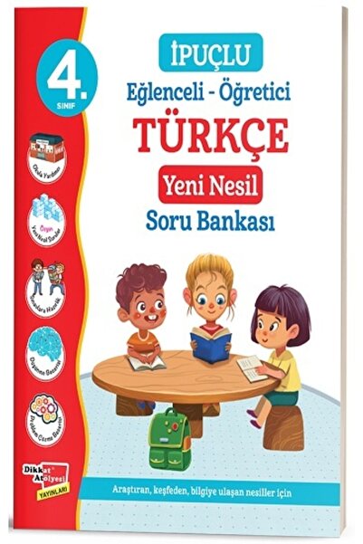 Dikkat Atölyesi Yayınları 4.sınıf Ipuçlu Türkçe Yeni Nesil Soru Bankası