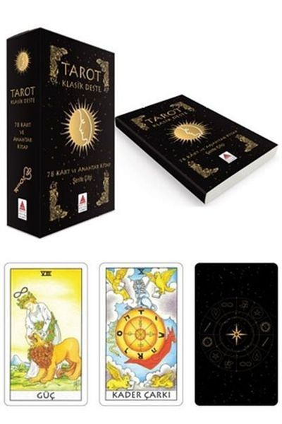 Delta Kültür Yayınevi Tarot Classic Deck, 78 Cards and Key Books - - Sherife Farmer's Book