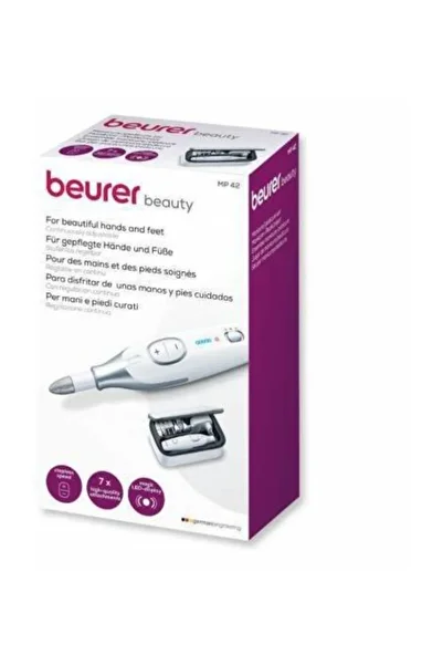 Beurer مجموعة العناية بالأظافر جهاز مانيكير وباديكير Mp 42