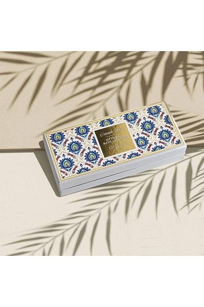 Olivos Ottoman Series Pattern 3 Olive Oil Soap + Granular Soap 250 Gr + 100 Gr
