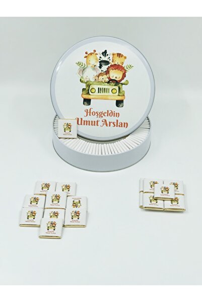 TuNa Chocolate Isme Özel Erkek Bebek Çikolatası