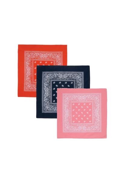 Hat Factory Unisex Μοτοσικλετιστής Ethnic Μπαντάνα Σετ 3 τεμαχίων