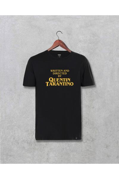 Darkia Tricou cu imprimeu pentru bărbați, scris și regizat de Quentin Tarantino