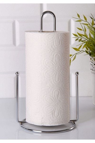 sepetinburda Metal Freestanding Vertical Paper Towel Holder Vertical Towel Rack Table Top 1st Quality