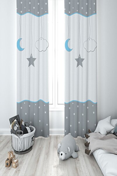 BAMBAŞKA MODA Дитяча кімната для немовлят і дітей Місяць і зірка Балон Двоє к...