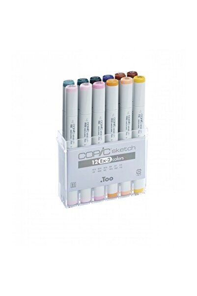 Copic Sketch Marker Set of 12 Ex-2