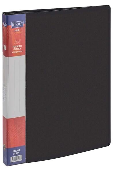 KRAF 1050/4R 4 Ring A/4 File Black