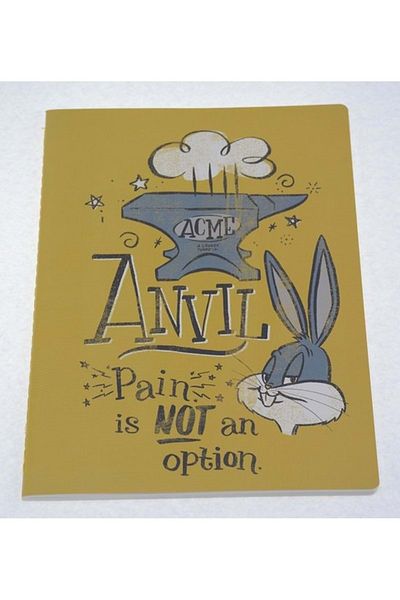 Mynote Umur Trendy 19x26 Looney Tunes 60 Sheets Lined Notebook