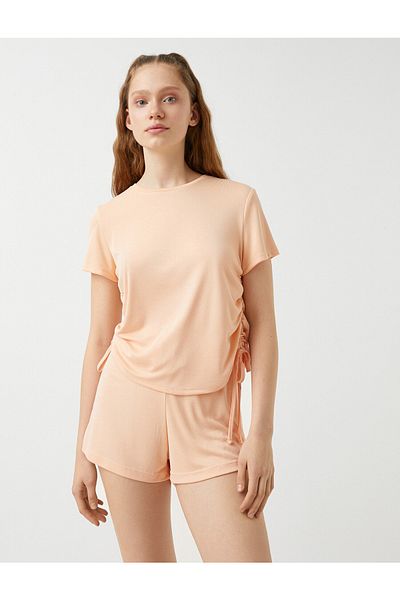 Koton Pyjamaoberteil - Rosa - Unifarben