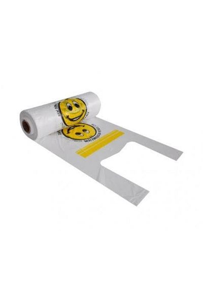 ECO Packaging Smiling Face Roll Bag Medium 100 Pieces