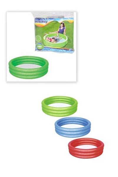 BESTWAY Havuz 3bl 122x25cm Renkli Trb