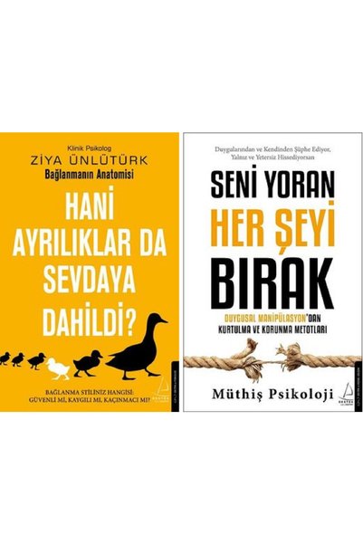Destek Yayınları Hani Ayrılıklar Da Sevdaya Dahildi + Seni Yoran Herşeyi Bıra...