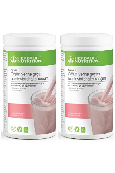 Herbalife 2'li Ahududu Ve Beyaz Çikolata Aromalı Kilo Kontrolüne Yardımcı Shake