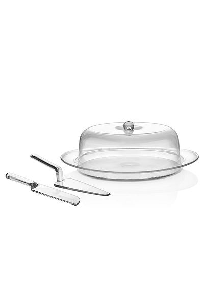 ultraform Cake Serving Set Transparent