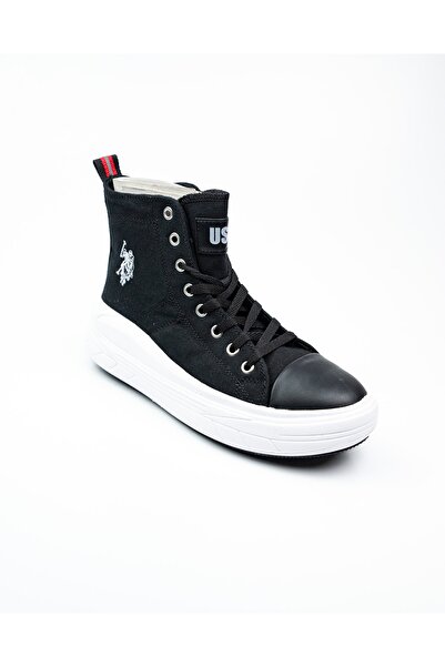 U.S. Polo Assn. يو اس بولو اسن 101098260   حذاء رياضي نسائي أسود من Clementine